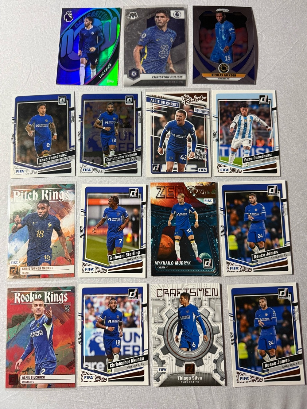 Chelsea FC Soccer Trading Card Lot - Blue